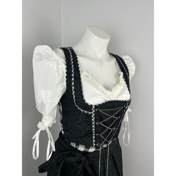 Rose Trachten Women's Oktoberfest Dirndl Dress and Apron EU 36/USA 4 - Picture 2 of 12